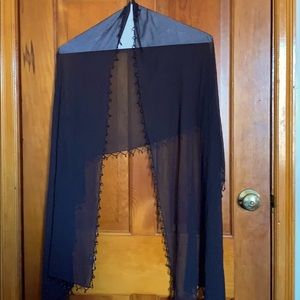 Charming Charlie Black Scarf